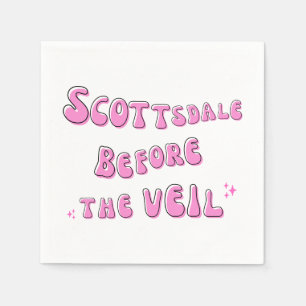 Scottsdale före slöjan pappersservett