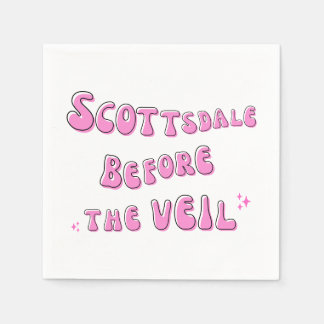 Scottsdale före slöjan pappersservett