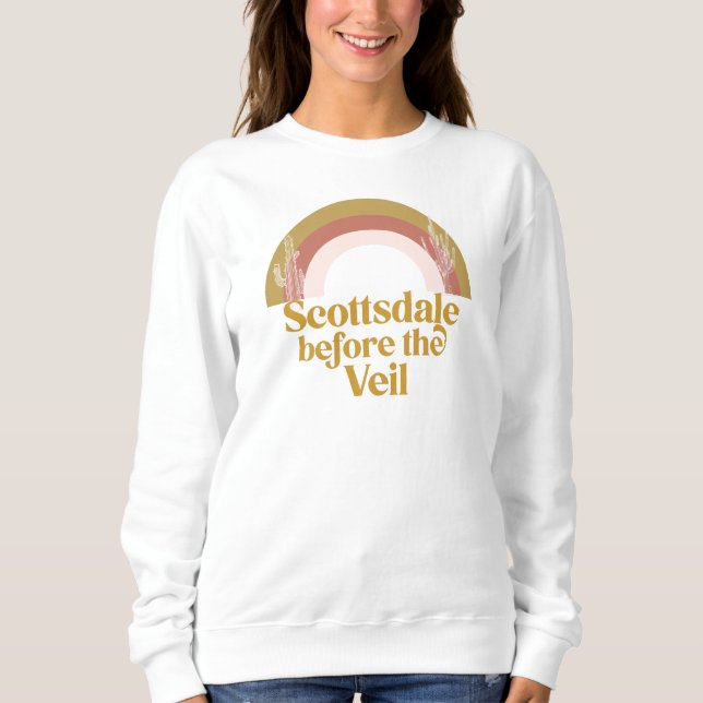 Scottsdale Före Veil Desert Bachelorette Sw T Shirt (Framsida)