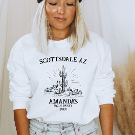 Scottsdale Sedona Arizona Desert Bachelorette T Shirt