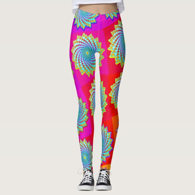 Scottsdale Solros Leggings (Framsida)