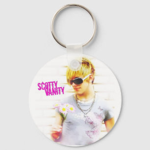 Scotty fåfängablomma Keychain Nyckelring