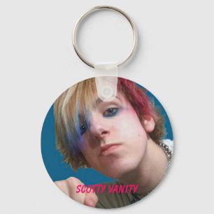 Scotty fåfänganäve Keychain Nyckelring