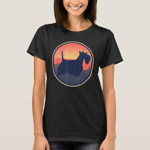 Scotty Hund Aberdeen Terrier Retro 35 T Shirt