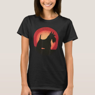 Scotty Hund Aberdeen Terrier Retro 38 T Shirt