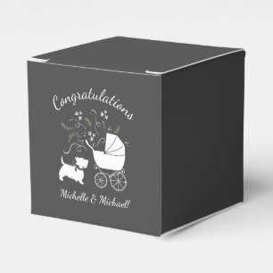 Scotty Hund Baby Shower Presentaskar