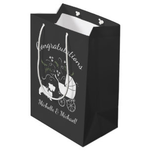 Scotty Hund Baby Shower Puppy Scottish Terrier Grå