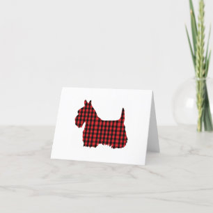 Scotty Hund Notecard Tack Kort