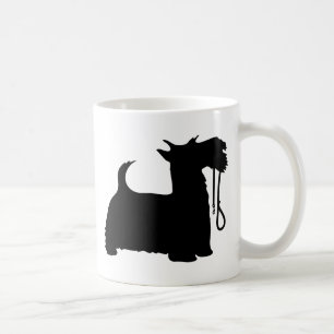 Scotty hund och koppel kaffemugg