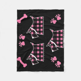 Scotty Terrier Hundar Cute Funny Terriers raser Th Fleecefilt