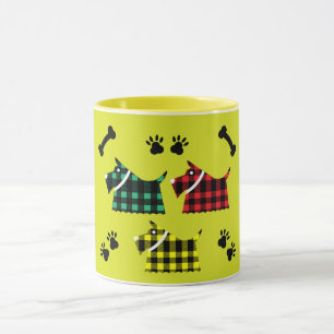 Scotty Terrier Hundar Cute Funny Terriers raser Th Mugg