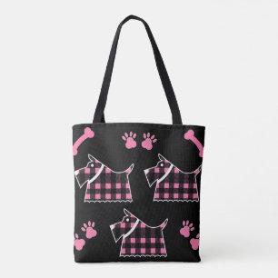 Scotty Terrier Hundar Cute Funny Terriers raser Th Tygkasse