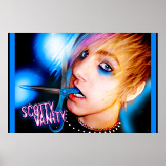 Scotty Vanity Sissors Poster