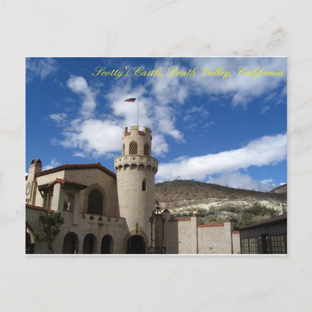 Scottys Castle, DVNP Vykort (Framsida)