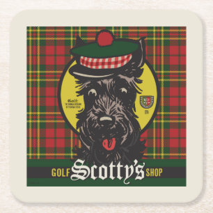 Scotty's Golf Shop Underlägg Papper Kvadrat