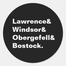 SCOTUS Equality Casess Sticker