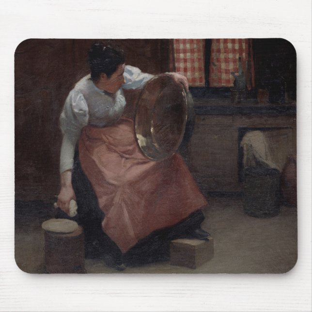 Scouring för kvinna musmatta (Framsidan)