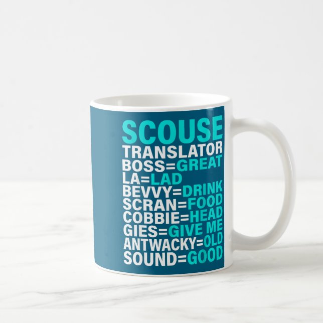 Scouse Accent Translator Funny Liverol  Kaffemugg (Höger)