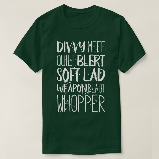 Scouse isolerar Liverpool-dialect Tee (Design framsida)