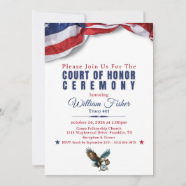 Scout Achievement Ceremony Invitation Inbjudningar