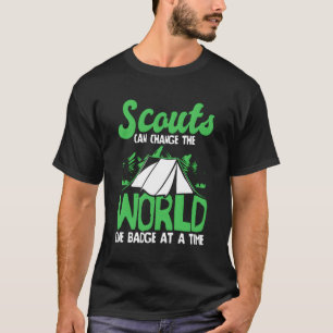 Scout Badge Uniform Nature Wilderness Scouting T Shirt