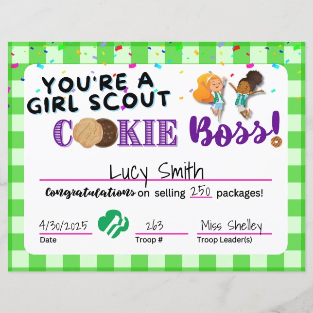 Scout Cookie Award (Framsida)