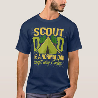 Scout Dad  Cub Leader Boy Camping Scouting roop Gi T Shirt