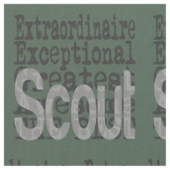 Scout Extraordinaire Tyg (Närbild)