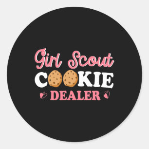Scout for Girls Cookie Dealer Bakery Bakes Cookies Runt Klistermärke