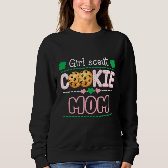 Scout for Girls Cookie Mamma Funny Scouting Family T Shirt (Framsida)