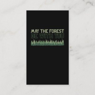 Scout Forest Joke Hiking och Camping Humor Visitkort