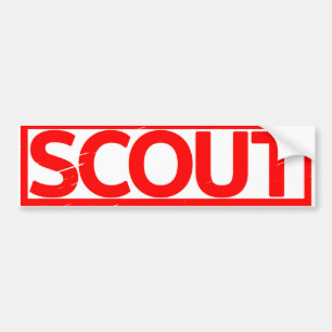 Scout Frimärke Bildekal