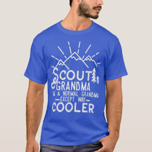 Scout Grandma Shirt Unge Leader Boy Camping T Shirt