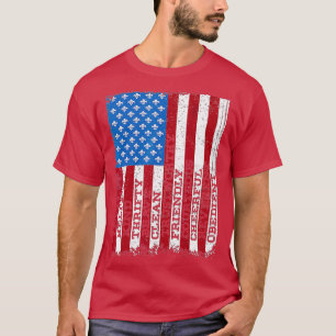 Scout Law Patriotic Scouting Älskare US Flagga Boy T Shirt
