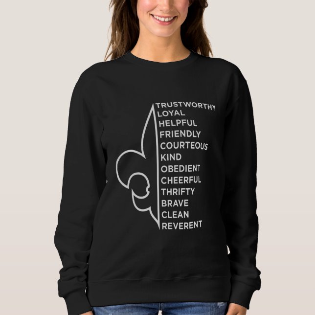 Scout Law Scouting Novelty T Shirt (Framsida)