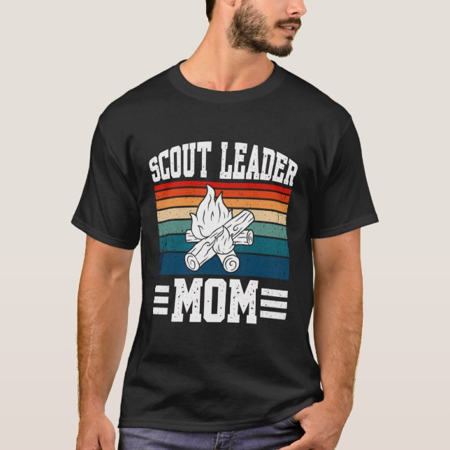 Scout Leader Mamma-scout-ledare T Shirt (Framsida)