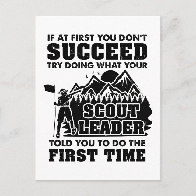 Scout Leader Vykort (Framsida)