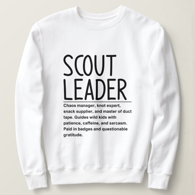 Scout-ledare T Shirt (Design framsida)