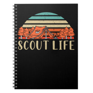 Scout Life Campfire Äventyr Nature Älskare Campe Anteckningsbok