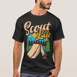 Scout Life Funny Scouting Älskare Camping Boys Gir T Shirt