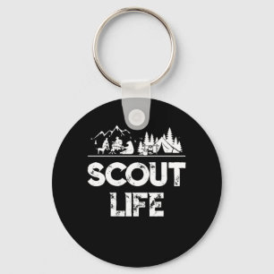 Scout Life Scouting Älskare-gåvor som höjer Lyckli Nyckelring