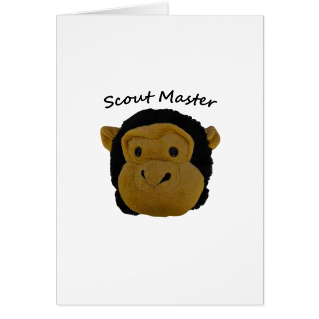 Scout Master Hälsningskort (Framsidan)