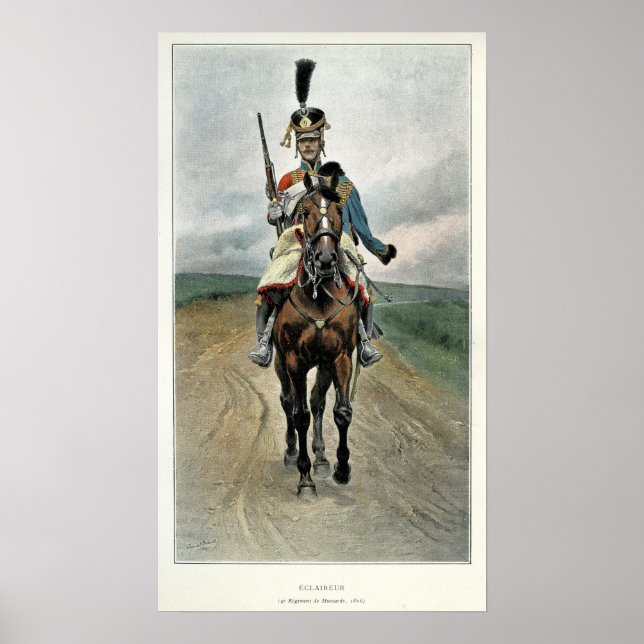 Scout of the 9th Regiment of Hussars Poster (Framsidan)