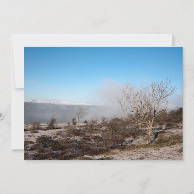 Scout Scar Cumbria England Helgdag Card (Framsida)