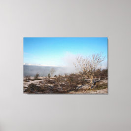 Scout Scar Cumbria England Helgdag Card Canvastryck