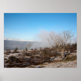 Scout Scar Cumbria England Helgdag Card Poster