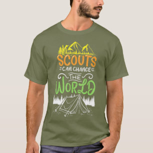 Scout-sccouts Camp Mountains T Shirt