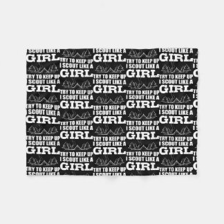 Scout som Girl Adventurous Person Fleecefilt