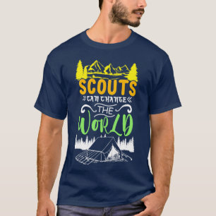 Scout visar att det finns stora sjöberg i camping. t shirt