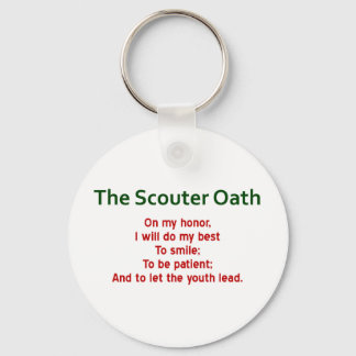 Scouter Oath Keychain (Spoof on the scout Oath) Nyckelring